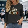 Papa 2026 Primaolta Di Un Padre Prima Festa Del Maglietta a maniche lunghe Regalos para ella