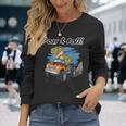 Roar & Roll Dinosaure Monster Truck T-shirt à manches longues Cadeaux pour elle