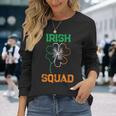 アイルランド代表 Irishquadtパトリックスデー レプラキャノン アイルランド アイリッシュ 長袖Tシャツ 彼女への贈り物
