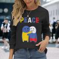 ウクライナロシア平和ウクライナノーウォー。 長袖Tシャツ 彼女への贈り物