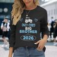 キッズ 一人っ子に取り消し線を引いたトラクター ビッグ ブラザー 2026 長袖Tシャツ 彼女への贈り物