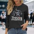 ザドッグママブラックラブラドールママレトリーバーマザードッグマミー 長袖tシャツ 長袖Tシャツ 彼女への贈り物