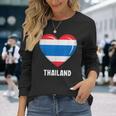 タイ国旗シャツ 長袖Tシャツ 彼女への贈り物