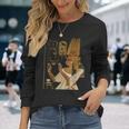 ネフェルタリ女王 古いエジプトファラオ家族 誕生日 クリスマスギフト 長袖Tシャツ 彼女への贈り物