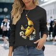 バナナサッカー 長袖Tシャツ 彼女への贈り物