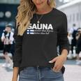 フィンランドのフィンランド サウナ ヘブン ホッター よりヘヴン ホッター 長袖Tシャツ 彼女への贈り物