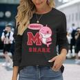 ママシャーク・レトロ・ベイシャーク・サメなかぞく・プレゼント・キッズ・メンズ・ウーマンズ 長袖Tシャツ 彼女への贈り物