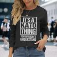 加藤苗字名字 A Kato Thing You Wouldn't Understand Family Name 長袖Tシャツ 彼女への贈り物