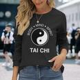 太極拳の心と体の健康のための陰陽師 長袖tシャツ 長袖Tシャツ 彼女への贈り物