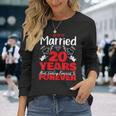 夫、妻へのギフト 結婚20年前 結婚記念日 長袖Tシャツ 彼女への贈り物