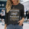 誕生日デザインの伝説は1967年9月生まれ 長袖Tシャツ 彼女への贈り物
