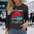軽トラックジャパン ミニトラック Get In Loser 日本トラック 長袖Tシャツ 彼女への贈り物