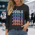面白いギフト名 Jools 名入れ名 長袖Tシャツ 彼女への贈り物