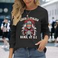 面白いローマのセンチュリオン モーターサイクリスト Legio 1 Italica 長袖Tシャツ 彼女への贈り物