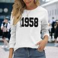 Limited Edition 1958年生まれ、68歳の誕生日 長袖Tシャツ 彼女への贈り物