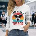 ジャック・ラッセル・テラー・テリア ファニー パーソンズ 犬 長袖Tシャツ 彼女への贈り物