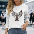 ネイティブアメリカン ファルコン 占星術 星座 インディアン 長袖Tシャツ 彼女への贈り物