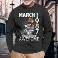 39Th Birthday Legends March 1987Intage 39 Years Old 長袖Tシャツ 高齢者への贈り物