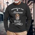 Beagle Beware Of The Mistress Beagle 長袖Tシャツ 高齢者への贈り物