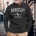 Berkeley California Ca ヴィンテージ アスレチック スポーツデザイン 長袖Tシャツ 高齢者への贈り物