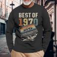 Best Of 1970 カセットテープ 56年 音楽 レトロ 誕生日 長袖Tシャツ 高齢者への贈り物