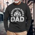 Bodybuilding Dad シャツ メンズ マッスルジム トレーニング ボディビルダー 長袖Tシャツ 高齢者への贈り物