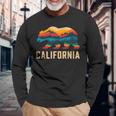 California Bear State Long Sleeve T-Shirt Gifts for Old Men