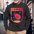 Comet コメット 宇宙 スノーボール 宇宙 トラベラー 隕石 コメット 長袖Tシャツ 高齢者への贈り物