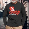 Cpr インストラクターシャツ Ems ボランティア ナースライフセーバー ギフト 長袖tシャツ 長袖Tシャツ 高齢者への贈り物
