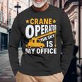 Crane Whisperer 面白いクレーン オペレーター 長袖Tシャツ 高齢者への贈り物