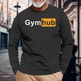 Gymhub 面白い ワークアウト フィットネス モチベーション ジム 長袖Tシャツ 高齢者への贈り物