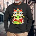 Happy Lunar Chinese New Year 2025 Cute Babynake Dragon 長袖Tシャツ 高齢者への贈り物