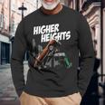Higher Heights ローライダーカー 長袖Tシャツ 高齢者への贈り物