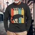 Hyena ハイエナ 動物 長袖Tシャツ 高齢者への贈り物