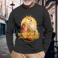 In Doge We Trust Doge Dogecoin 柴犬 長袖Tシャツ 高齢者への贈り物