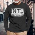 Intj パーソナリティタイプ 内向的 Intj 長袖Tシャツ 高齢者への贈り物