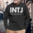 Intj 建築家 Intj 長袖Tシャツ 高齢者への贈り物