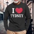 I Loveydney シドニーが大好き 長袖Tシャツ 高齢者への贈り物