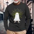 Medjed キュート エジプト メジェド 長袖Tシャツ 高齢者への贈り物