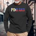 Pogi Ako I'm Handsome フィリピン Pinay Filipina 長袖Tシャツ 高齢者への贈り物