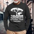 Serengeti National Park 長袖Tシャツ 高齢者への贈り物