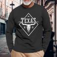 Texas Et Bétail T-shirt à manches longues Cadeaux pour les vieillards