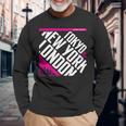 Tokyo New York London Traveling Illustration Graphic s 長袖tシャツ 長袖Tシャツ 高齢者への贈り物