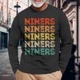 Vintage Retro Niners Retro Style 70S 80S First Name Long Sleeve T-Shirt Gifts for Old Men