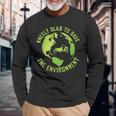 Wheelye Alegra Dealvar El Medio Ambiente Cargo Cargobike Camiseta de manga larga Regalos para ancianos