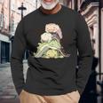 おもしろ爬虫類 かわいいトカゲ ヤモリ 動物 長袖tシャツ 長袖Tシャツ 高齢者への贈り物