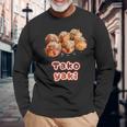 たこ焼き Takoyaki（ご飯タイム）たこやき【変なデザイン屋さん】大阪 面白い 長袖Tシャツ 高齢者への贈り物