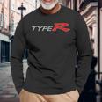 タイプr Car Enthusiast 長袖Tシャツ 高齢者への贈り物