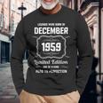 ハッピーバースデー 1959年12月 長袖Tシャツ 高齢者への贈り物