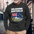メルボルン オーストラリア お土産 オーストラリア国旗 カンガルーコアラ 長袖Tシャツ 高齢者への贈り物